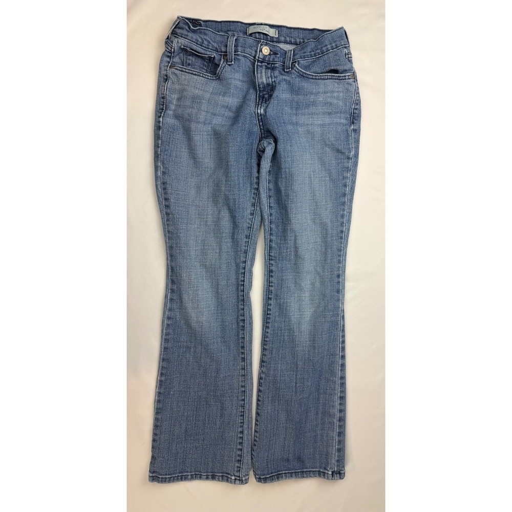 Levis 711 Skinny Jeans Medium Wash Mid Rise Stretch Denim Size 4 S/C 27x28